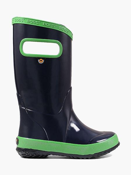 BOGS Boots Deutschland - Rainboot Navy Leichte Wasserdichte Stiefel Kinder Navy / Grün DE16537